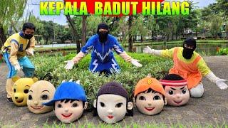 Funny Betawi Ondel-ondel Drama with Boboiboy Clown  Upin Clowns Head Stolen