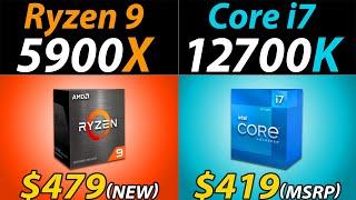 Ryzen 9 5900X Vs. i7-12700K  How Much Performance Difference?