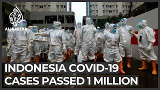 Indonesia surpasses one million COVID-19 cases
