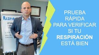 Prueba rápida para verificar si tu respiración está bien