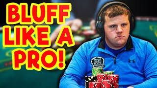 When To TRIPLE BARREL BLUFF Poker Strategy With Matt Affleck