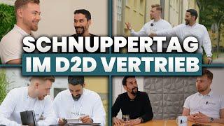 So sieht ein Schnuppertag bei D.A. Direktvertrieb aus I Kompletter Tag im D2D-Vertrieb gefilmt