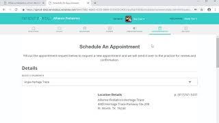 Appointment request