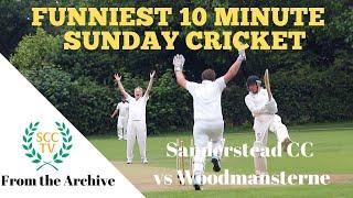 HILARIOUS VILLAGE CRICKET 10 MINUTE HIGHLIGHTS Sanderstead vs Woodmansterne