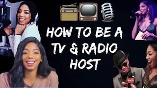 How to be a Radio & TV host  7 TV tips  Britt Waters