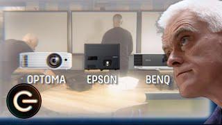 Short Throw Projectors Reviewed Optoma vs Epson vs BenQ  The Gadget Show