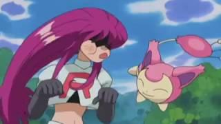 Pokemon Advanced Generation - Skitty tail slaps Jessie