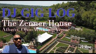 DJ GIG LOG Wedding Season at The Zenner House in Athens Ohio