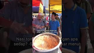 Nasi Biryani Paling FAMOUS di Bazar Taman Melawati. Dah Niaga 30 Tahun #shorts #baza