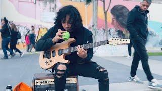 Canon Rock - Guitar street performance - Cover by Damian Salazar