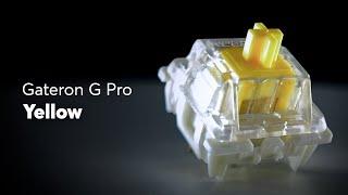 Ultimate Gateron G Pro Yellow Switch Sound Test and Review