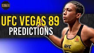 UFC VEGAS 89 PREDICTIONS  FULL CARD BREAKDOWN