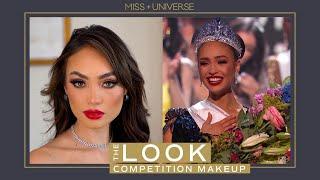 R’Bonney Gabriel PERFECTS HER COMPETITION MAKEUP  The Look  Miss Universe
