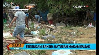 Terendam Banjir Ratusan Makam di Wilayah Bandar Lampung Rusak