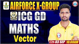 Airforce X Group Classes 2024  ICG GD Maths Practice Set  Maths By Vishal Sir