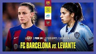 Barcelona vs. Levante  Liga F 2023-24 Matchday 14 Full Match