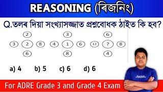 ৰিজনিং Reasoning for Grade 3 and Grade 4 ADRE 2023  Bitul Nath  Assam Exam