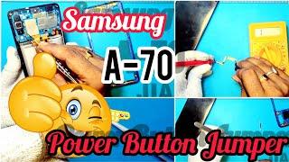 Samsung A70 power button not work jumper solution way #samsung #mobileengineer