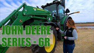 The John Deere 6R Series Mid-Size Tractors