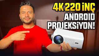 4K 220 inç Android projeksiyon Vankyo Leisure 495w inceleme