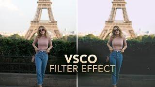 VSCO FILTER  VINTAGE Photo Effect in Photoshop