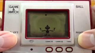 Ball Original Gameplay - Nintendo Game & Watch