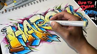 HOW TO DRAW GRAFFITI FOR BEGINNERS 2021  BASICS