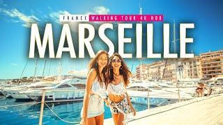 Exploring Marseille France  4k60 HDR Walking Tour  European Walking Tours