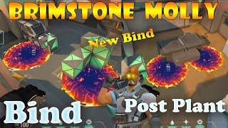 Top 15 New Bind Brimstone Post Plant Lineups  Brimstone Lineups Bind  Valorant Tips & Tricks