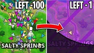 I Got 100 FANS to Compete by ONLY Landing at SALTY SPRINGS