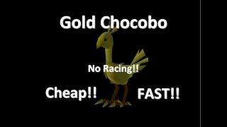 FF7 - How To Get A Gold Chocobo Faster Sooner & Cheaper Without Racing