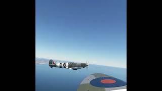 Flying with my Wingman  #microsoftflightsimulator #aviation #spitfire #dday80 #goodwood #formation