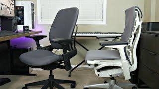 Steelcase Leap V2 Ergonomic Chair vs Herman Miller Embody  Best OfficeGaming Chair Review