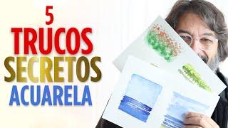 5 TRUCOS SECRETOS DE ACUARELA  Tips  Juan Linares 