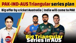 PAK-India cricket India Pakistan Australia triangular series