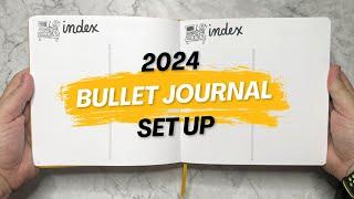 A Functional 2024 Bullet Journal Set Up