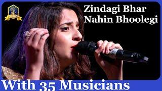 Zindagi Bhar Nahi Bhulegi I Roshan I Lata I Shrinidhi I 60s Hindi Songs Live with 35 Musicians