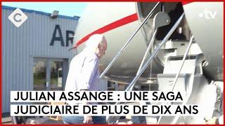 Julian Assange libre après un accord avec la justice américaine - La Story - C à Vous - 25062024