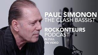 The Clash bassist Paul Simonon speaks to Gary Kemp and Guy Pratt  IN FULL  Rockonteurs