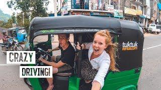 Driving in Sri Lanka is INSANE - Tuk Tuk Road Trip Begins