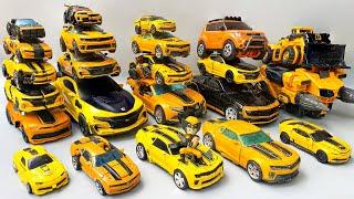 Full Yellow Transformer Leader BUMBLEBEE Dark of the Moon Robot Car Toys  Stopmotion Rise of Beasts