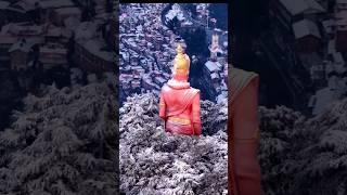Hanuman Ji over looking Shimla  world’s tallest Shree Hanuman Ji’s statue