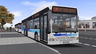 OMSI 2. Map Express 91.06. Line 91.06C. Mercedes-Benz O530 Citaro CNG. Part 2