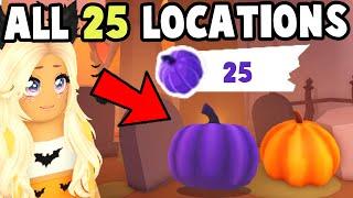 All 25 Purple Pumpkin Locations in Adopt Me DIFFICULT