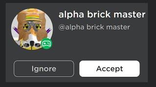 Who is alpha brick master? Roblox