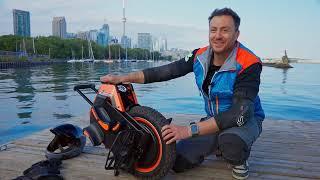 Inmotion V14 Adventure EUC Review Ultimate Off-Road Electric Unicycle Test in Toronto