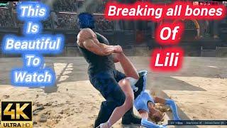 Tekken 8 - Breaking all bones of Lili  Humiliated Lili 4K