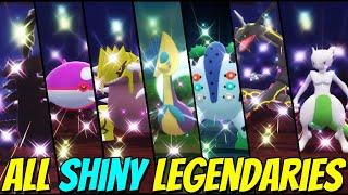 ALL SHINY LEGENDARIES in Pokemon Brilliant Diamond and Shining Pearl