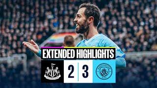 EXTENDED HIGHLIGHTS  Newcastle 2-3 Man City  KDB and Bobb complete last-gasp comeback