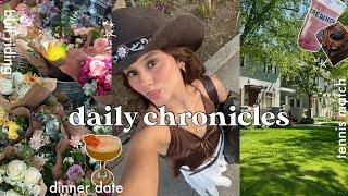 daily chronicles first rodeo dinner date LA event trying haileybieber smoothie